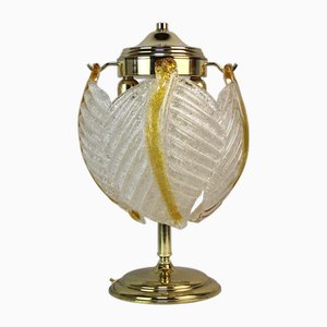 Lámpara de mesa de cristal de Murano