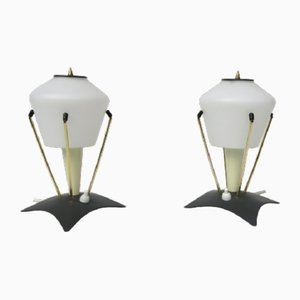 Petites Lampes de Bureau Rocket, 1950s, Set de 2