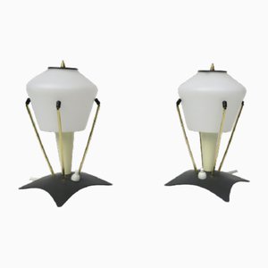 Small Rocket Table Lamps, 1950s, Set of 2