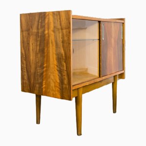 Mini Bar Cabinet in Walnut from Bytom Furniture Fabryki, 1960s