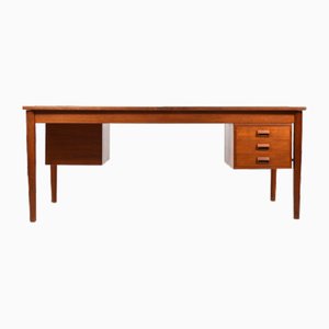 Vintage Doppelschreibtisch aus Teak von Børge Mogensen für Søborg Møbelfabrik, 1950er