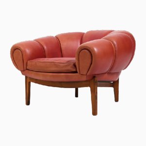 Fauteuil Croissant par Illum Wikkelsø, Danemark, 1950s