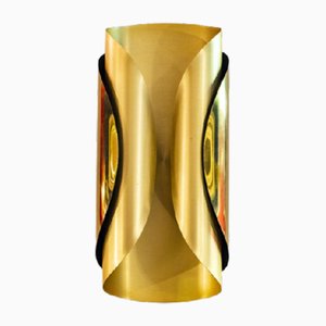 Brass Wall Light, Italy, 1970s