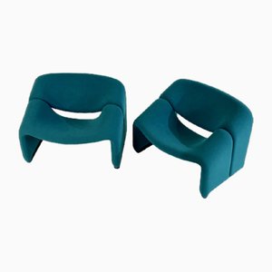 F598 Lounge Chairs by Pierre Paulin for Artifort, 1970s, Set of 2