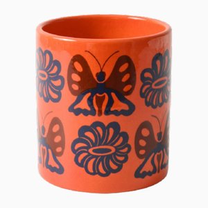 Vintage Orange Ceramic Mug from Waechtersbach, 1970s