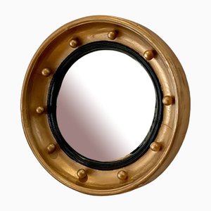 Early 19th Century Regency Giltwood Convex Mirror