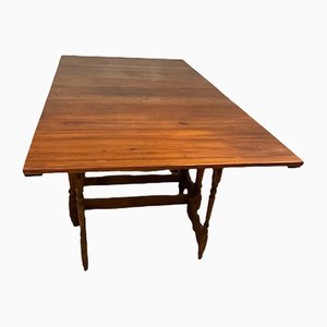 First Half 19th Century Spanish Two Wings Folding Table, Valencia, Spain