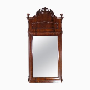 Specchio in mogano, Danimarca, fine XIX secolo