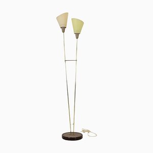 Brass Floor Lamp, Czechoslovakia, 1960s