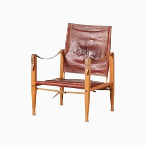 Safari Chair von Kaare Klinkt für Rud Rasmussen, Denmark, 1950er