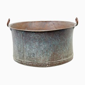 Large 19th Century Cooking Pot with Original Patina