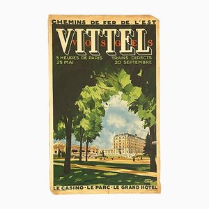 Art Deco Vittel Vosges Poster