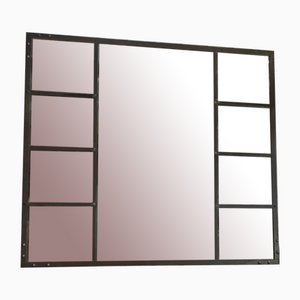 Riveted Metal Mirror with Stars