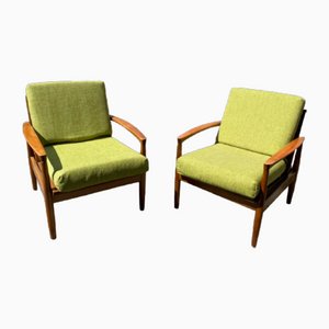 Poltrone Kolding Mid-Century di Erik Wörtz per Ikea, Svezia, anni '60, set di 2