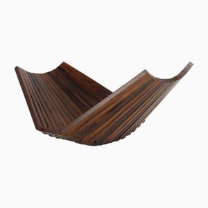 Cesto Mid-Century moderno in palissandro, Danimarca, anni '60