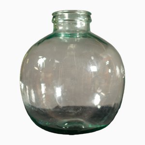 Large Antique English Victorian Glass Storage Jar, 1900s