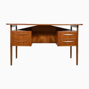 Bureau Mid-Century en Teck par Gunnar Nielsen Tibergaard pour Tibergaard, Danemark, 1960s