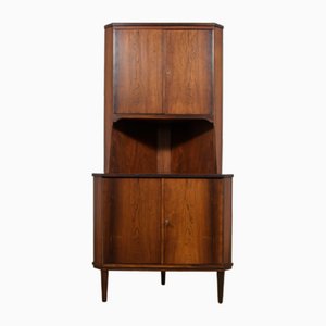 Mueble esquinero danés Mid-Century de palisandro, años 60