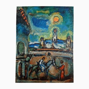 Georges Rouault, The Run to Egypt, Lithograph, 1988