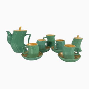 Ceramic Tea Service by Massimo Iosa Ghini for Naj Oleari, 1980s, Set of 11