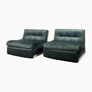 Set of Amanta Lounge Chairs by Mario Bellini for B&B Italia, 1960s