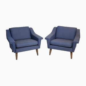 Vintage Cube Armchairs, 1960s, Set of 2