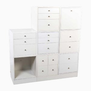 Q-Bus Cabinet System by C. Braakman for Pastoe, Set of 10