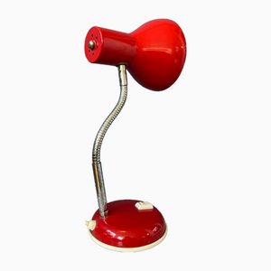 Vintage Spage Age Red Flexible Table Lamp