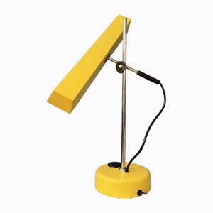 Lámpara de escritorio fluorescente intage amarilla