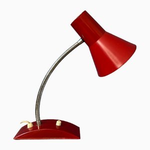 Vintage Space Age Red Flexible Table Lamp