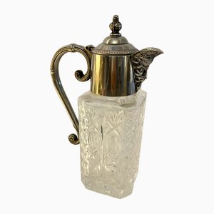 Antique Edwardian Square Claret Jug, 1900s