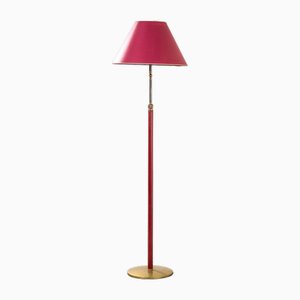 Lámpara de suelo modelo Tris de Angelo Lelii para Furniture con altavoz ajustable, años 50