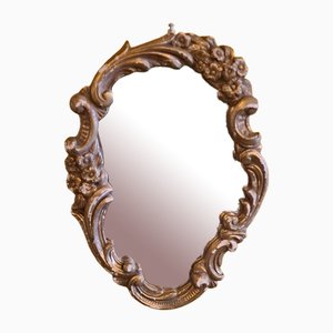 Vintage French Classical Mirror with Gilded Plaster, 1950s