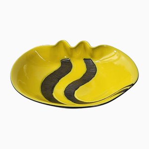 Vintage Ceramic Fruit Bowl by Elchinger, 1950