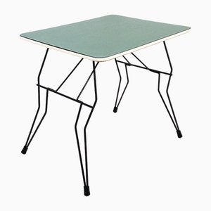 Italian Folding Table in Metal and Formica, 1960s