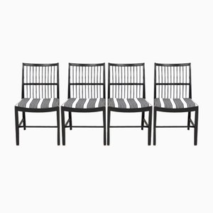 Buchenholz Stühle, Schweden, 1960er, 4er Set