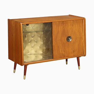 Mid-Century Cabinet with Bar Compartment, 1950s