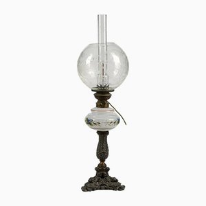Lampada da tavolo antica, fine XIX secolo