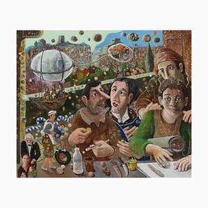 Pepe Hidalgo, Illusionists, 2017, Acrylic on Canvas