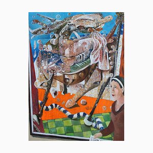 Pepe Hidalgo, Caballo de Troya, 2022, Acrílico sobre lienzo