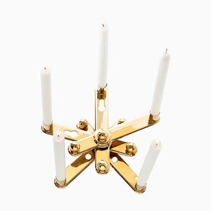 Candleholder in Brass by Curro Claret