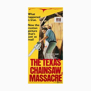 Affiche de Film The Texas Chainsaw Massacre Daybill, Australie, 1984