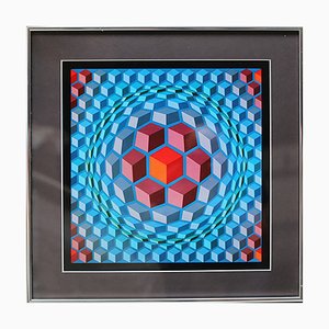 Victor Vasarely, CHEYT-MC-4, 1970s, Lithograph