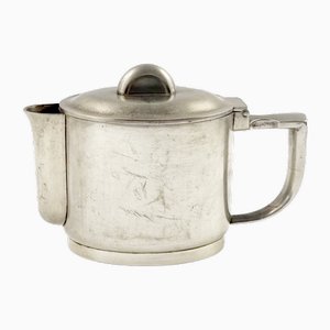 Art Deco or Bauhaus Silver-Plated Tea Pot by Gio Ponti for Krupp Berndorf, 1930s