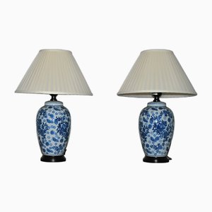 Chinesische Jingchang Lampen aus Keramik, 2er Set