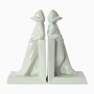 Art Deco Figural Bookends, 1930s, Set of 2