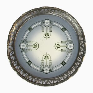 Vassoio Bandeja Art Nouveau, fine XIX secolo