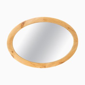 Specchio con cornice in pino, anni '20