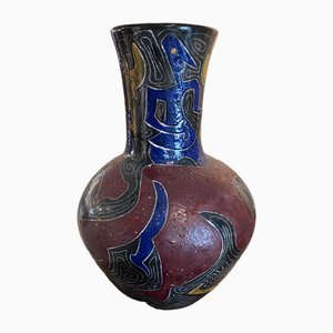 Large Ceramic Vase by Ben Lissa