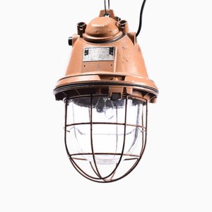 Vintage Industrial Cage Lamp